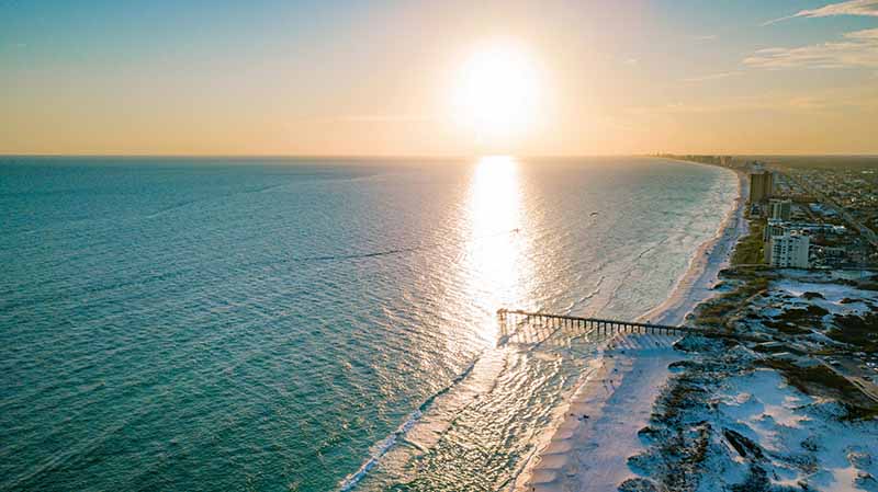 florida coast along destin