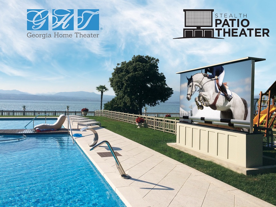 Ready for an Outdoor TV? Meet the Stealth Acoustics Patio Theater. 